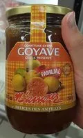 Mängden socker i Confiture goyave