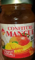 Mängden socker i Confiture mangue