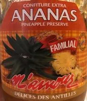 Mängden socker i Confiture ananas
