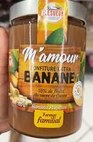 Mängden socker i M’amour banane