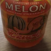 Mängden socker i Confiture melon