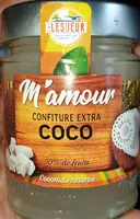 Mängden socker i Confiture Extra Coco