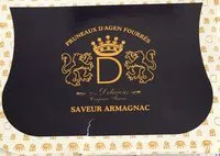 Mängden socker i Pruneau d agen fourres