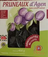 Mängden socker i Pruneaux d’agen