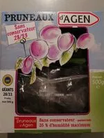 Mängden socker i Pruneaux d'Agen