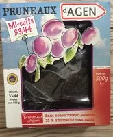 Mängden socker i Pruneaux d'Agen