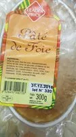 Mängden socker i Pâte de foie de porc
