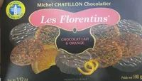 Mängden socker i Les Florentins ® Chocolat lait et orange