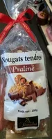 Mängden socker i Nougats tendres praliné