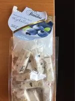 Mängden socker i nougats tendres myrtilles