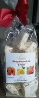 Mängden socker i Nougat tendre " fruits"