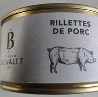 Mängden socker i Rillettes de porcs