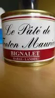 Mängden socker i Le pâté de Tonton Maurice