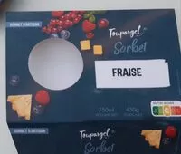 Mängden socker i Sorbet fraise