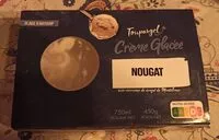 Mängden socker i Crème glacée nougat