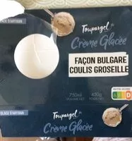 Mängden socker i Crème glacée façon bulgare coulis groseille