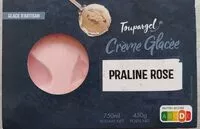 Mängden socker i Crème glacée à la praline rose