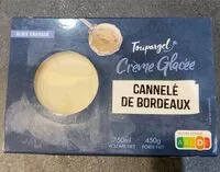 Mängden socker i Crème glacée Cannelé de Bordeaux