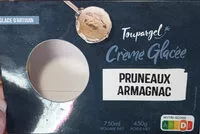 Mängden socker i Crème glacée Pruneaux Armagnac