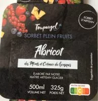 Mängden socker i Sorbet plein fruits Abricot
