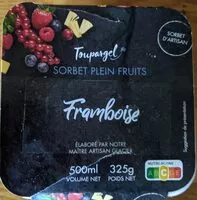 Mängden socker i Sorbet framboise