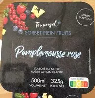 Mängden socker i Sorbet pamplemousse rose