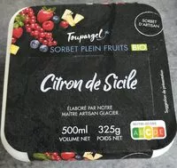 Mängden socker i Sorbet citron de Sicile