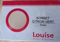 Mängden socker i Sorbet citron vert