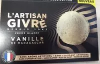 Mängden socker i Creme glacee Vanille