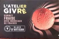 Mängden socker i Sorbet Fraise