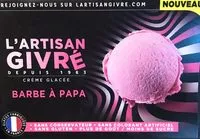 Mängden socker i Crème Glacée Barbe à Papa