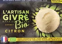 Mängden socker i Sorbet citron