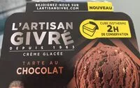 Mängden socker i Creme glacée tarte au chocolat