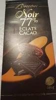 Mängden socker i Noir 77% éclats cacao