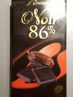 Mängden socker i Noir 86%