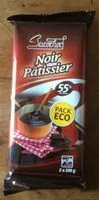 Mängden socker i Noir pâtissier