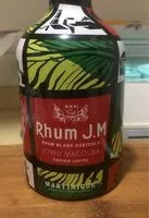 Mängden socker i Rhum blanc agricole