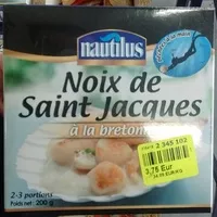 Mängden socker i Noix de Saint Jacques à la bretonne