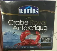 Mängden socker i Crabe Royal Antarctique