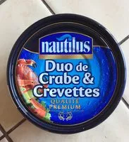 Mängden socker i Bte 103G Duo Crabe Crevettes Nautilus