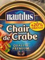 Mängden socker i Chair de crabe qualité prémium Nautilus