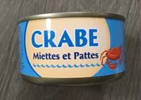 Mängden socker i Crabe Miettes & Pattes (121 g)