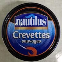 Mängden socker i Crevettes sauvages