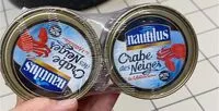 Mängden socker i Crabe des neiges