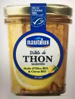 Mängden socker i FILETS DE THON MSC HUILE D'OLIVE CITRON BIO