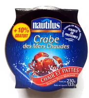 Mängden socker i Crabe des mers chaudes