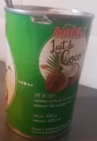 Mängden socker i Lait de Coco