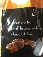 Mängden socker i Tartelettes caramel beurre salé chocolat au lait