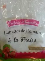 Mängden socker i Lunettes de Romans à la Fraise