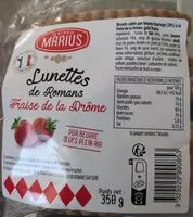 Mängden socker i Lunettes de Romans